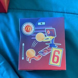 McDonald's All American Games Basketball Toy - Orange and Blue -Number 6